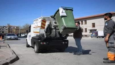 Melikgazi AB Fonu ile elektrikli çöp toplama aracı satın aldı