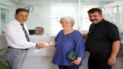 Milas’ta bulunan para sahibine teslim edildi