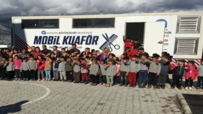 Mobil Kuaför ilçelerde 1658 vatandaşa hizmet verdi