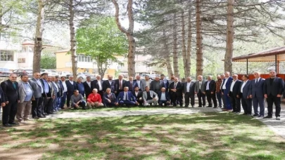 Muhtarlardan Başkan Öztürk’e hayırlı olsun ziyareti