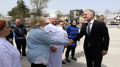 Personel Başkan Taban’ı Çiçeklerle Karşıladı