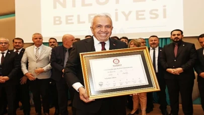 Şadi Özdemir mazbatasını aldı