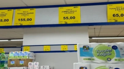 Tanesi 6 lira olan tuvalet kağıdına tepki