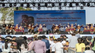Uluslararası Mersin Çocuk Festivali neşe saçtı