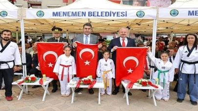 19 Mayıs Atatürk’ü Anma, Gençlik ve Spor Bayramı, Menemen’de tören ve etkinliklerle kutlandı