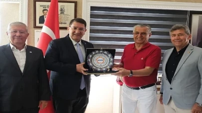 AESOB Başkanı Dere’den Başkan Topaloğlu’na ziyaret