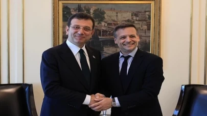 Atina Belediye Başkanı Haris Doukas Ekrem İmamoğlu’na Tebrik Ziyareti