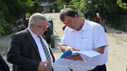 Başkan Ertaş, sahada çalışmaları inceledi