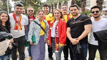 Başkan Mutlu Göztepe’nin Süper Lig coşkusuna ortak oldu