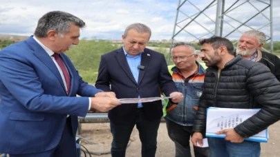 Başkan Uzun çalışmaları yerinde inceledi