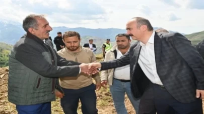 Batman’da Vali Canalp’tan Sason kırsalına ziyaret