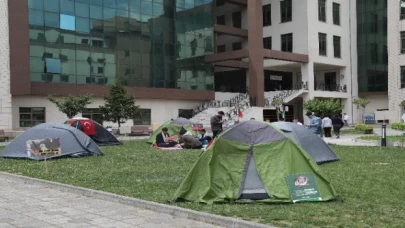 BTÜ’lü öğrenciler çadır nöbetinde