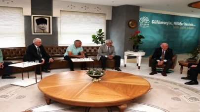 Bursaspor yönetiminden Başkan Özdemir’e ziyaret