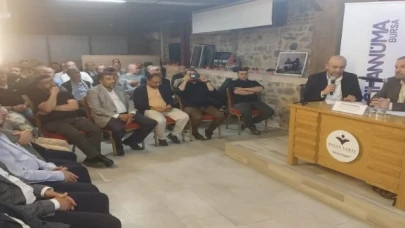 Cihannuma Bursa’da Filistin katliamlarını konuştu