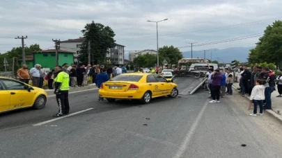 Düzce’de trafikte yarış kazayla sonuçlandı!