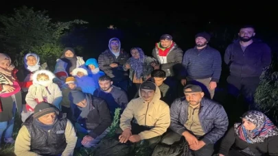 Edirne’de 21 düzensiz göçmen yakalandı