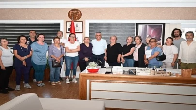 El sanatları platformu üyelerinden Başkan Topaloğlu’na ziyaret