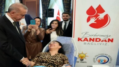 Erdoğan’dan kan bağışçılarına ziyaret