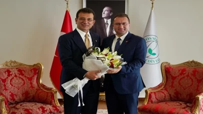 İBB Başkanı Ekrem İmamoğlu, Gaziosmanpaşa Belediye Başkanı Hakan Bahçetepe’ye tebrik ziyaretinde bulundu