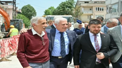 İnegöl altyapısına Büyükşehir desteği