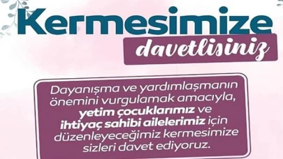 İnegöl Belediyesi Umuteli Yetim Çocuklar Ve İhtiyaç Sahipleri İçin Kermes Düzenleyecek