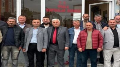 İpsala Muhtarlar Derneği Başkanlığına Çağlar Turgay seçildi