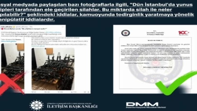 İstanbul’da ele geçirilen silah haberleri manipülatif!