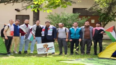 Kayseri AGD’den Gazze’ye destek çadırı