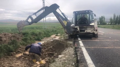 Kayseri Bünyan’da sağanağa karşı önlem