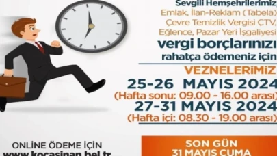 Kayseri Kocasinan’da vergi mesaisi