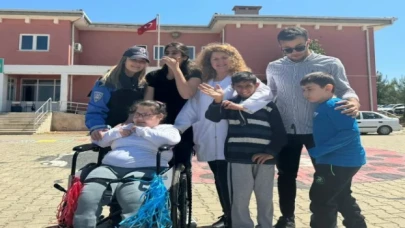 Keşan emniyeti özel çocukları ziyaret etti