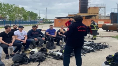 Kocaeli İtfaiyesi Tekirdağlılara eğitim verdi