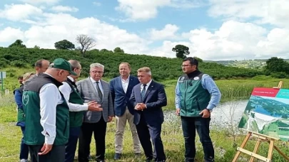 Kocaeli Valisi Seddar Yavuz, bir dizi inceleme ve ziyaretler için Belediye Başkanın Erol Ölmez’in ev sahipliğinde Kandıra’daydı