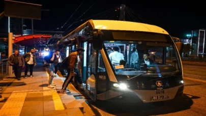 MOTAŞ gece seferlerinin ilkini gerçekleştirdi