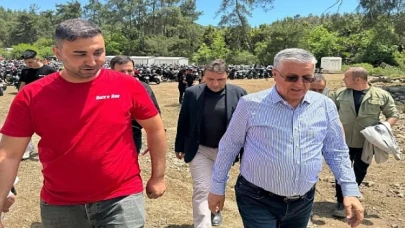 Motosiklet tutkunları Kemer’de buluştu