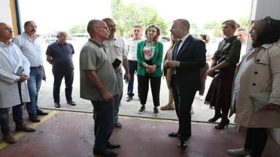 Nilüfer Kaymakamı Süzen, Kurban Bayramı hazırlıklarını inceledi