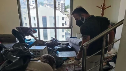 Nilüfer’deki evden 8 ton çöp çıktı