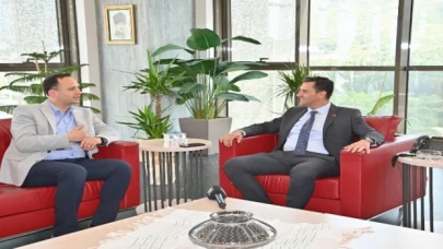 Ömer Eşki’den Başkan Zeyrek’e hayırlı olsun ziyareti