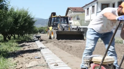 Sakarya Geyve’de yol yapım çalışmaları başladı