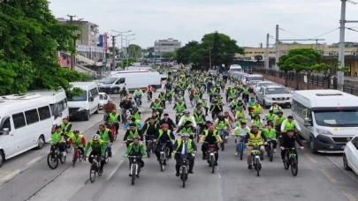 Sakarya’da pedallar şehrin merkezinde döndü