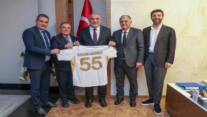 Samsunspor’dan Başkan İbrahim Sandıkçı’ya Ziyaret