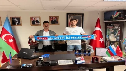 Sertan Tashkin Manisa Azerbaycan Kültür ve Dayanışma Derneğini ziyaret etti