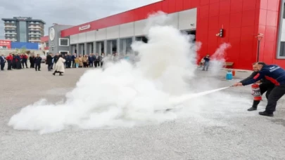 Sivas’ta engellilere yangın eğitimi