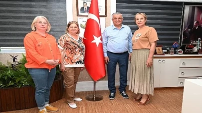 Türk Kadınlar Birliği’nden Başkan Topaloğlu’na ziyaret