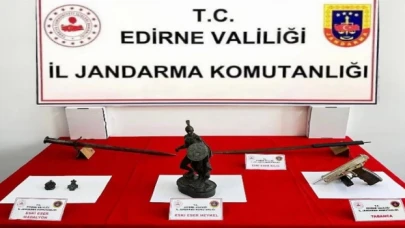 Uzunköprü’de tarihi eser kaçakçılığı operasyonu
