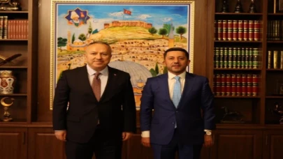 Vali Fidan’dan Belediye Başkanı Arı’ya hayırlı olsun ziyareti