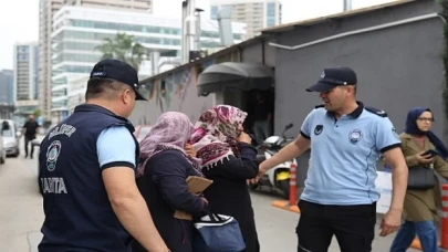 Zabıta ekiplerinden dilencilere operasyon