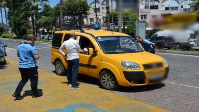 Alanya’da halk otobüsleri ve taksiler denetlendi