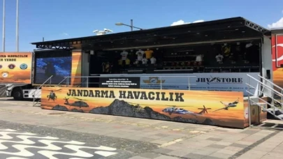 Askeri ürünlerin olduğu JhvStore Tırı Mudanya’da