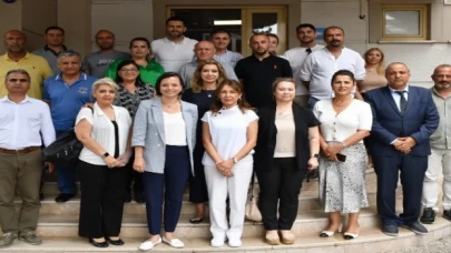 Başkan Kınay belediye emekçileriyle bayramlaştı